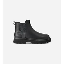 Ugg Bottines Chelsea En Cuir Crampons In Black