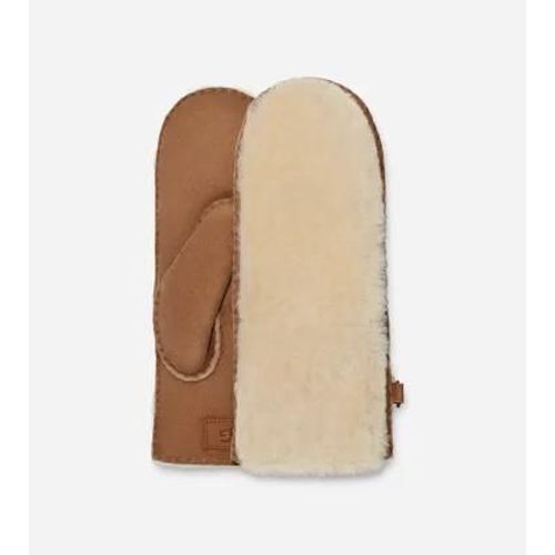 Ugg Moufle En Peau De Mouton Apparente In Brown, Taille S/M, Shearling