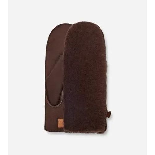 Ugg Moufle En Peau De Mouton Apparente In Brown, Taille S/M, Shearling
