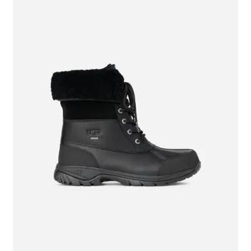 Modèle Butte Ugg Pour Homme | Bottes D’Hiver Sur Ugg.Com In Noir, Taille 40, Cuir