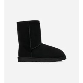 Ugg Classic Short Pour Homme | Bottes Chaudes En Peau De Mouton Sur Ugg.Com In Noir, Taille 46, Double Face