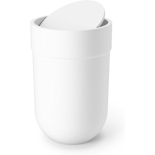 Toilet Brush Holder Touch. Porte-brosse à toilette Touch. Plastique moulé. Coloris gris. Dimension 8.9cmx44.5cm.