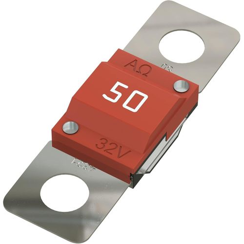 KALANKA-Fusible Midi à courant élévé/verrouillage à vis 40-100A, choix : 50A ampères, rouge, 5 pièces