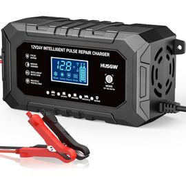 15a Chargeur Batterie Voiture, 12v/24v Chargeur Batterie Lithium 8a, 9 Étapes De Charge Avec Réparation, 10 Protection Maintien De Charge Avec Batterie Lifepo4, Pour Voiture Moto Camion Agm Gel