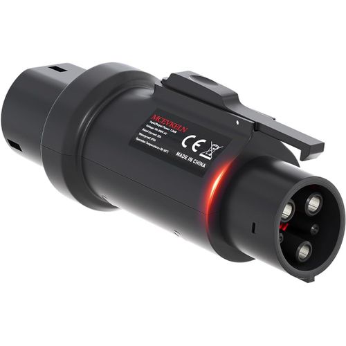 Ev Adaptateur De Câble De Charge Type2 Vers Type1 Véhicules Électriques| 16/32a Ev Connecteur De Chargeur (Iec62196 Câble De Charge À Sae J1772 Evs), Compatible Avec Auto Standard Américaines