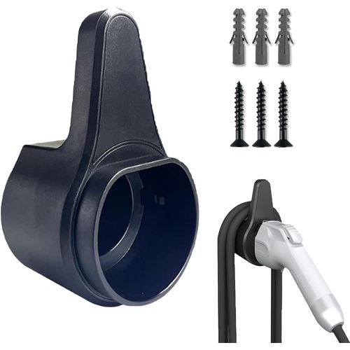 Support Mural Pour Pistolet De Chargement, Organisateur De Support Mural Pour Voiture Électrique Avec Prise, Rangement De Câble Ev, Support De Câble, Pistolet Suspendu Et Fil Suspendu 2 En 1