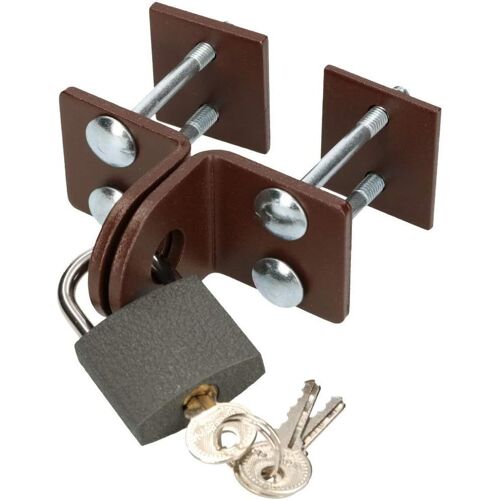 Loquet de 40 mm de fermeture de cave avec cadenas, dispositif de verrouillage, ferrure de porte, serrure à vis
