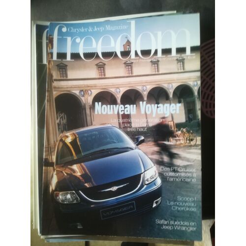 Chrysler Jeep Magazine 9 De 2001 Chrysler Voyager,Sebring Cab,Jeep Cherokee 3.7 V6