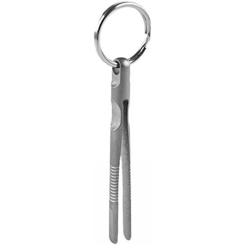 Mini Pince À Épiler En Titane - Portable - Antidérapante - Pour Camping, Aventure, Randonnée, Utilisation Quotidienne 