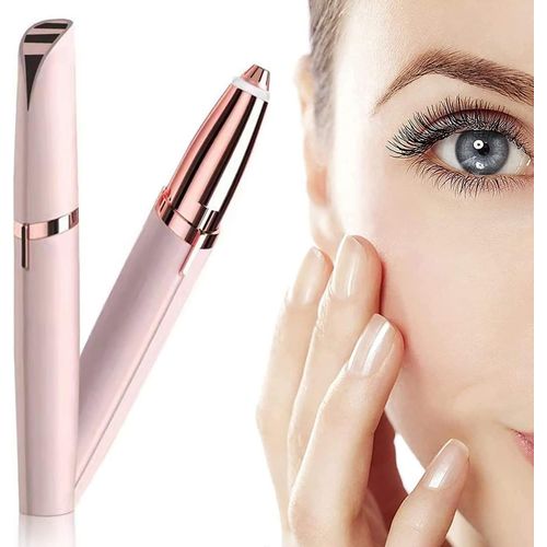 Eryi-Tondeuse À Sourcils,Epilateur Sourcil Epilateur Sourcil Électrique Pour Femmes,Épilateur Visage Femme Indolore Flawless Avec Brosse De Nettoyage Pour Epilation Sourcil Visage Lèvres Bikini Bras