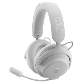 Alienware Pro Wireless Gaming Headset - Micro-casque - circum-aural - fréquence/Bluetooth radio de 2,4 GHz - sans fil, filaire - Suppresseur de bruit actif - USB - lunar light