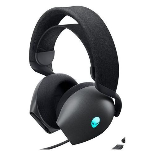 Alienware Tri-Mode Wireless Gaming Headset AW725H - Micro-casque - circum-aural - fréquence/Bluetooth radio de 2,4 GHz - sans fil, filaire - jack 3,5mm - Dark Side of the Moon (Noir)