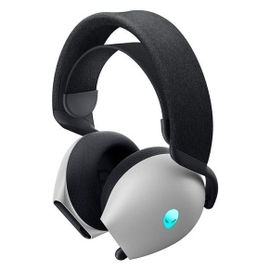 Alienware Tri-Mode Wireless Gaming Headset AW725H - Micro-casque - circum-aural - fréquence/Bluetooth radio de 2,4 GHz - sans fil, filaire - jack 3,5mm - lunar light