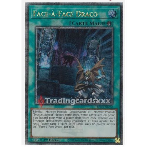 Yu Gi Oh Ra04 Fr262 Face À Face Draco Quarter Century