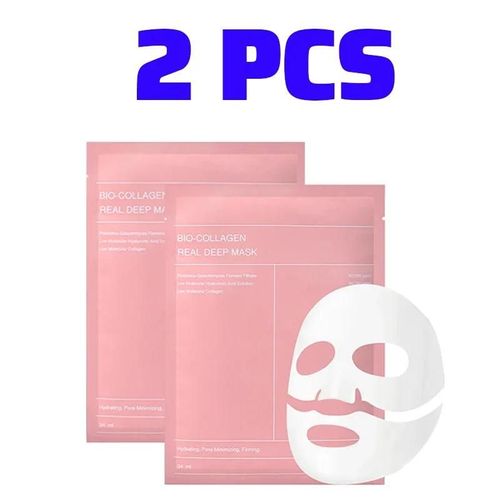 Masque Facial Au Bio Collagène, Rétrécit Les Pores, Hydratant En Profondeur, Fendu, Raffermissant, Nourrissant, Éclaircissant, Soins Pour La Peau Du Visage-Moisturizing
