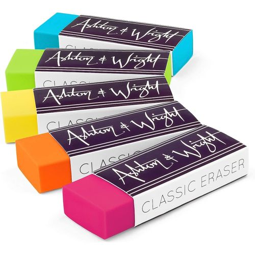 Gommes Classiques En Plastique Sans Latex (Tropical Neon,Pack Of 5)