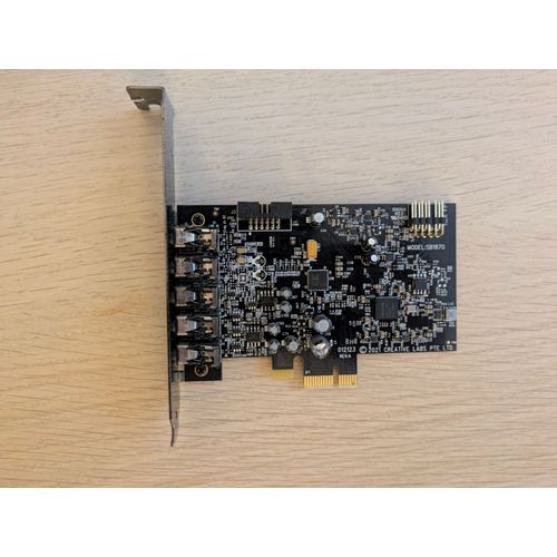 carte son Sound Blaster Audigy Fx V2