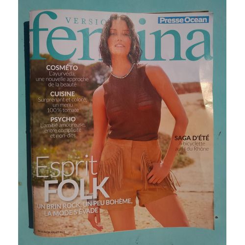 Femina 1217 : Esprit Folk Un Brin Rock, Un Peu Bohème, La Mode S'Évade