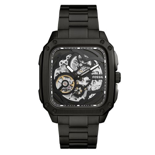 Montre Fossil Automatique Inscription En Acier