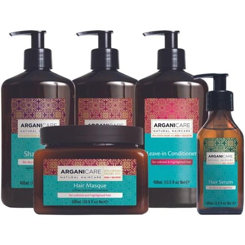 Arganicare Coffret Rituel Nutritif Cheveux Colorés Huile D'argan 