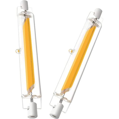Ampoule R7s Led 78mm Dimmable,Ampoules Led 78mm 10w Équivalent Ampoule Halogène J78 100w,Blanc Naturel 4500k,1000lm Pas De Scintillement,Éclairage À Faisceau 360 °,Ac 220-240v,Lot De 2