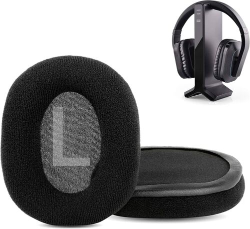 Coussinets d'oreille Compatible avec Avantree HT280 Wireless Headphones Coussinets d'oreille de Rechange en Tissu Doux et Chaud avec Mousse Haute densité
