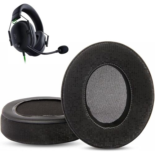 Coussinets de Remplacement Compatible avec Razer Blackshark V2X Headset Coussinets d'oreille en Cuir protéiné Plus Doux/Mousse à mémoire de Forme