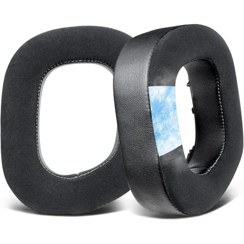 Coussinets pour Corsair HS80 RGB Wireless Gaming Casques - AQSACOKIYA - Gel de Refroidissement - avec Mousse d'isolement de Bruit