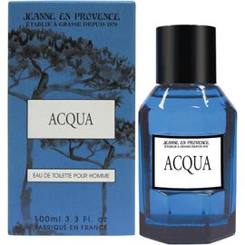 Lbgwp60-Jeanneen Provence - Parfum Homme Acqua - Eau De Toilette - Flacon Vaporisateur 100 Ml - Fabriqué En France À Grasse 