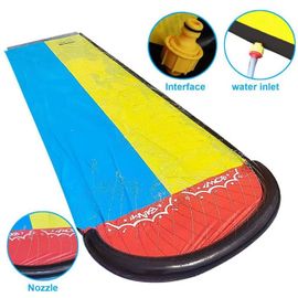 Toboggan D’Eau Gonflable Avec Arroseur – Glissière De Pelouse Été, Jeu Aquatique Extérieur Jardin, Piscine Et Enfants