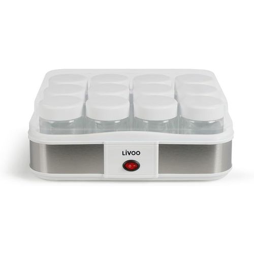 asas456-Dop156 Yaourtière Fromagère| Yaourts Faits Maison,Fromage Blanc|210 Ml X 12 Pots Yaourts,1,2L De Fromage Frais