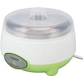 KALANKA-Yaourtière 15W Acier Inoxydable pour Yaourt Maison Prise UE 220V ¿ Machine à Yaourt Éco-Énergétique pour Yaourt Naturel et Crémeux ¿ Compatible Plusieurs Préparations Laitières ¿ Utilisation