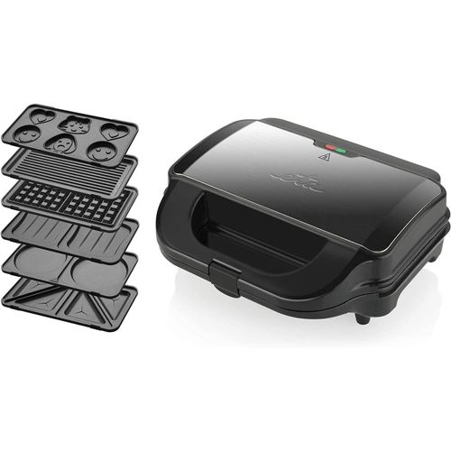 Sorento Plus Appareil À Croque-Monsieur 6 En 1 Revêtement Antiadhésif Pour Un Nettoyage Facile Sans Brûler I 900 W I Gaufrier Gril Et Bien Plus Encore