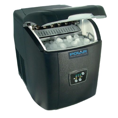 lbgwp60-PolarMachine À Glace Manuelle Noir Capacité 10 Kg 380 X 305 X 380 Mm