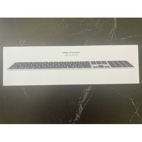 Magic Keyboard Apple noir avec Touch ID - (2025, FR, pavé numérique)