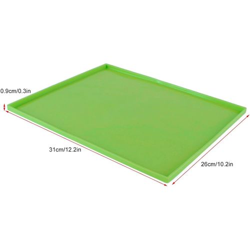 KALANKA-Plateaux en Cuir de Fruits pour Déshydrateur, Feuilles de Déshydrateur 4 Pièces en Silicone de qualité Alimentaire Empêchant le Collage Feuilles de Déshydrateur en Silicone 12,2
