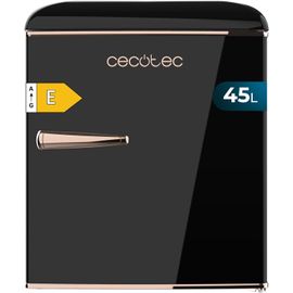 CHECARZHN--NO1-Mini Frigo Bolero Coolmarket Tt Origin 45 Black E. Réfrigérateur Hauteur 55Cm Et Largeur 44,7Cm, Classe Énergétique E, Bac À Glace Et Poignée Chromée, Noir