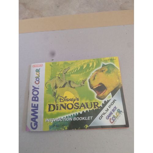 Livret D'instruction (Instruction Booklet) En Anglais Et En Hollandais De Dinosaur De Disney Sur Game Boy Color