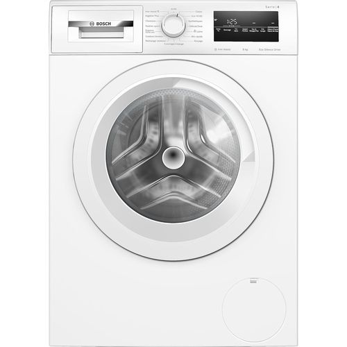 SUBZONAL-WAN28258FR, Série 4, Lave linge hublot, 8 kg, 1400 trs/min, Blanc
