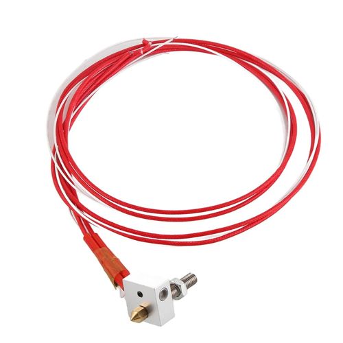 Extrémité Chaude D'extrudeuse Assemblée,Anet A8 Hotend Extrusor Anet A8 Kit 0.4Mm Buse Imprimante 3D Bloc Chauffant en Aluminium