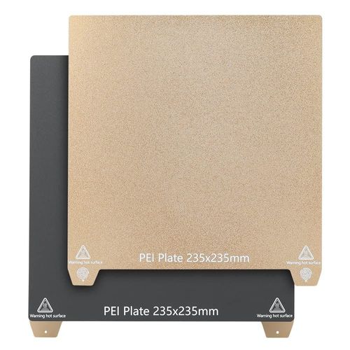Upgrade Plaque PEI Double face Plaque magnétique PEI/PC 235x235mm pour Ender3/3 Pro/3 V2/Ender 3 S1 Pro/Ender 3 Neo/Voxelab Aquila Imprimante 3D