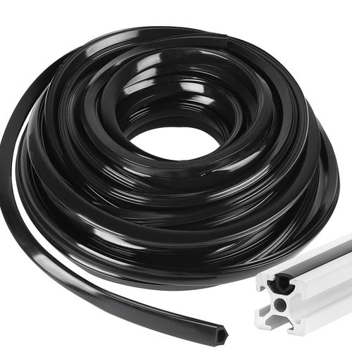 Bande D'étanchéité Souple de Protection Contre la Poussière,8mm*12m PVC Bande D'étanchéité Plate pour profilé en aluminium et imprimante 3D