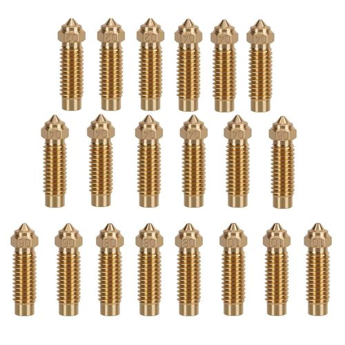 Lot de 20 buses en laiton pour imprimante 3D Neptune 4 Plus,8 pièces de 0,4 mm,3 buses en laiton de 0,2 mm,0,6 mm,0,8 mm,1,0 mm pour Neptune 4 Plus,Neptune 4 Max