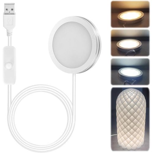 Modèle D'impression 3D Lumière LED,Kit de Modèle de Pièces D'impression 3D,Ultra Fine USB Lumière LED,Kit Ruban Led,pour Imprimante 3D Bambu Lab A1/A1mini/P1S/P1P/X1C