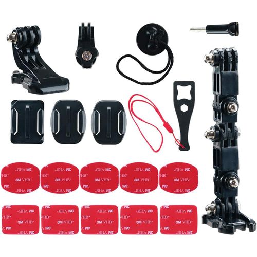 Maas-Caméra D'action Gopro 8/7/6/5/4 Pour Casque De Moto Support De Fixationversion Accessoires Pour Gopro