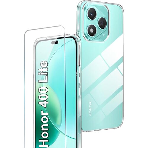 Coque Silicone Transparente + Verre Trempe Pour Honor 400 Lite Little Boutik©