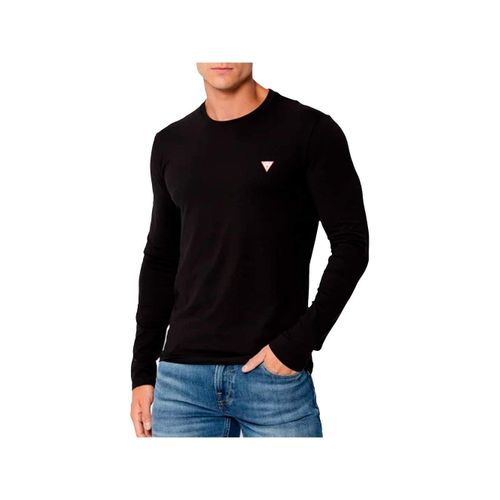 T Shirt Guess Triangle Logo Classic Noir