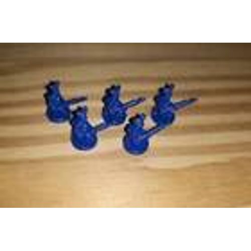 Figurine 5 Soldats Bleus Pour Completer Votre Jeu Risk.
