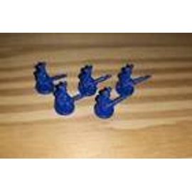 Figurine 5 Soldats Bleus Pour Completer Votre Jeu Risk.