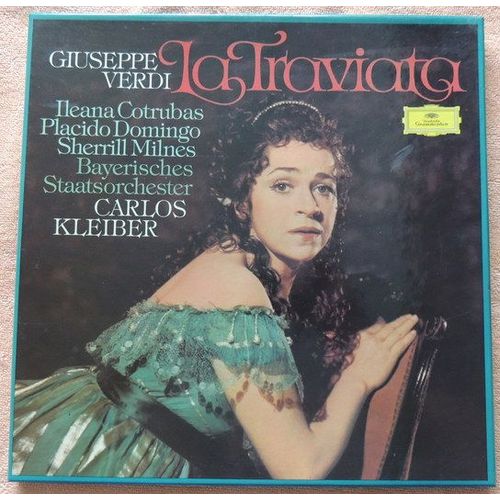 Giuseppe Verdi - Ileana Cotrubas, Placido Domingo, Sherrill Milnes, Bayerisches Staatsorchester, Carlos Kleiber – La Traviata - Coffret 2xvinyles 33t Lp